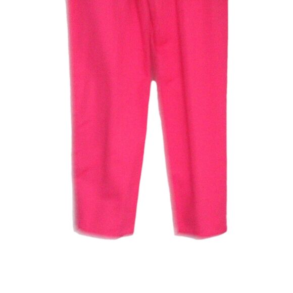 Evan Picone Twill Pants Straight Leg Pink High Waist 5 Pocket Size 10 NWT - Picture 12 of 13